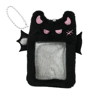 Cartoon Devil Plush Photocard Case Photo ID Credit Band Card Holder Card Case Students…