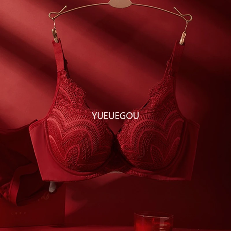 Plus Size Minimizer Bra Lace Underwire Full Coverage Bra for Large Breasts Slimming Sexy Design  & Adjustable Straps