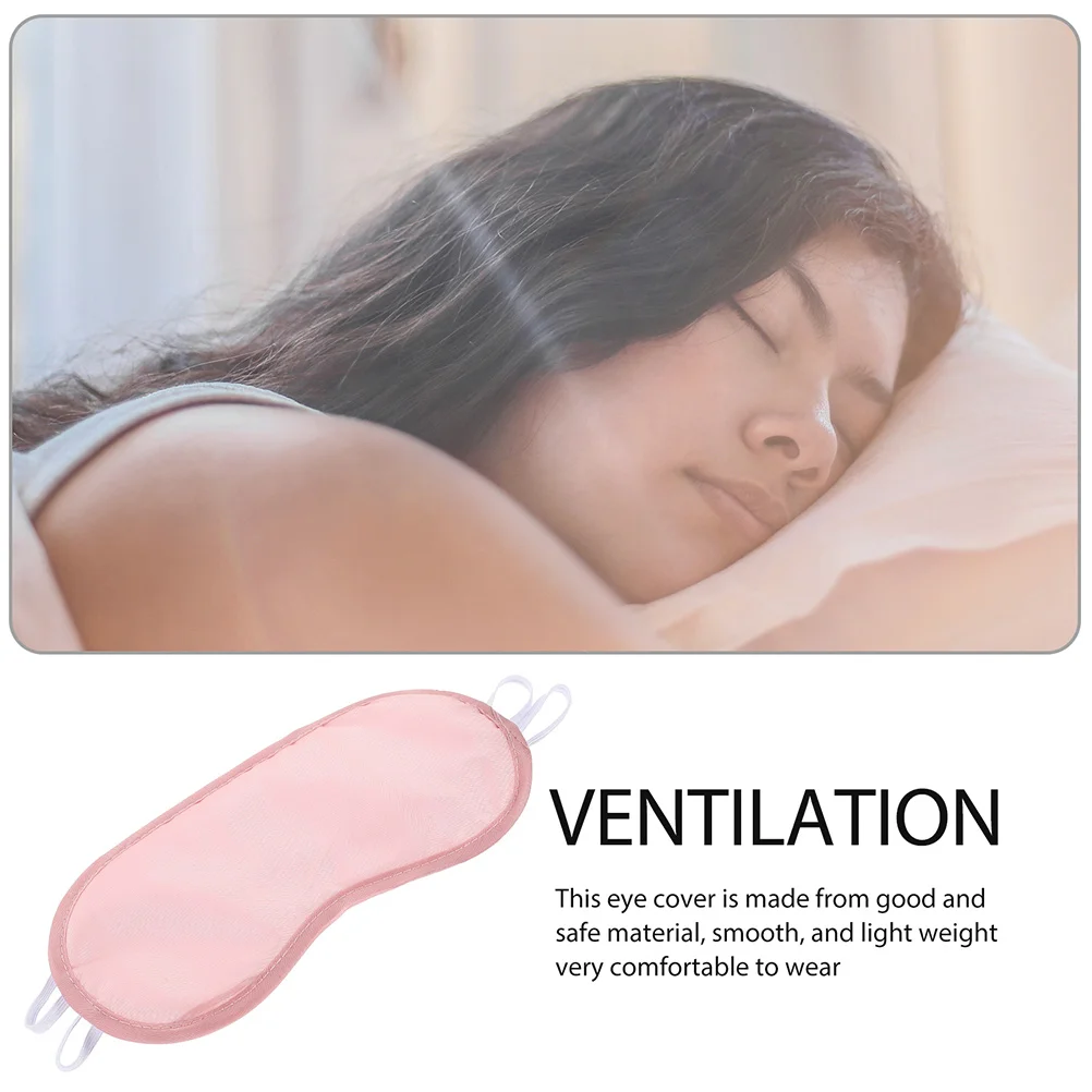 

20pcs Disposable Masks Silk Sleep Blindfolds for Party Pink Polyester Silk Sleep Eye Mask Comfortable Blocking Travel Home