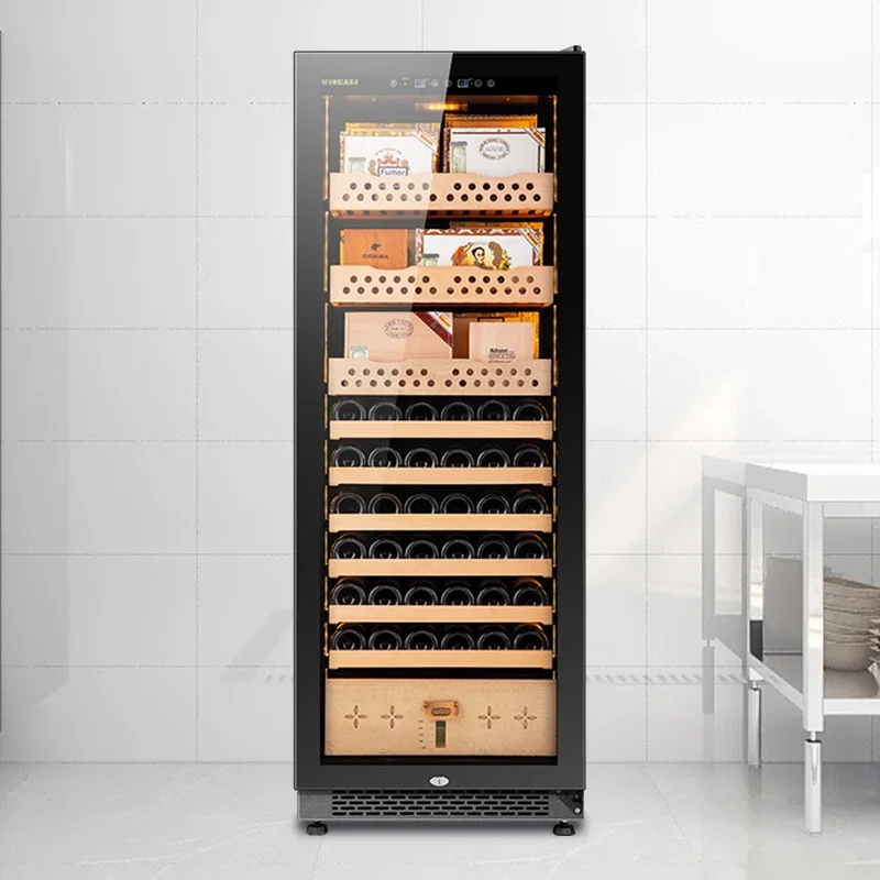 

JiuFu Multi Function Display Electrical Cigar Humidor Cabinet Modern Cooler Compressor Cooling Cigar Humidor