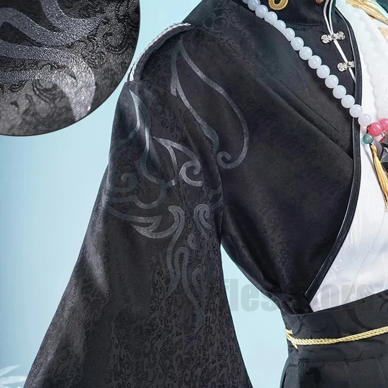 Антикварный костюм yiyi Genshin Impact, кимоно, униформа, обувь, парики, ботинки, косплей, аниме, игра, китайский Сяо, Хэллоуин