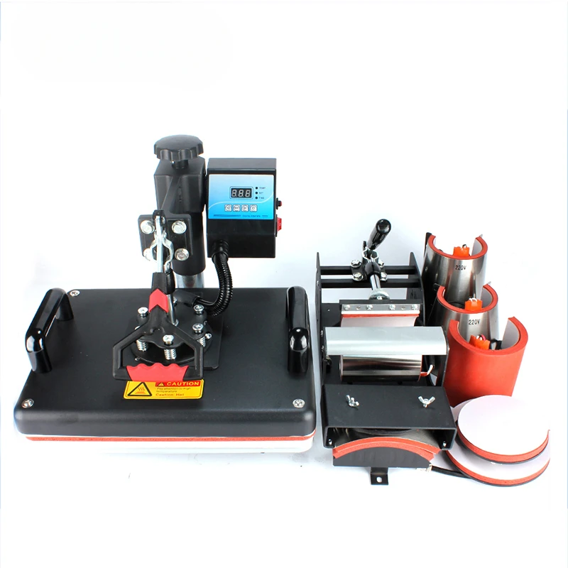 Brand-new 8 in 1 Combo Heat Press Multi-functional Sublimation Transfer Printing Machine for Wholesale Sample