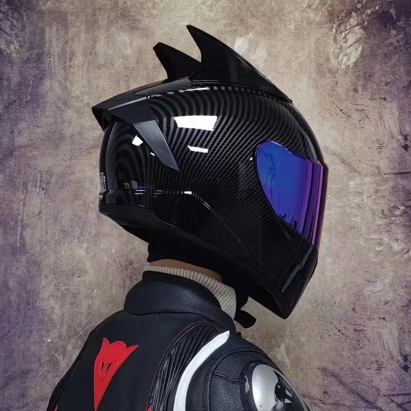 LVS Men Women Moto Helmets Doublel Lens Motorcycle Bluetooth Helmet Full Face Motocross Helmets
