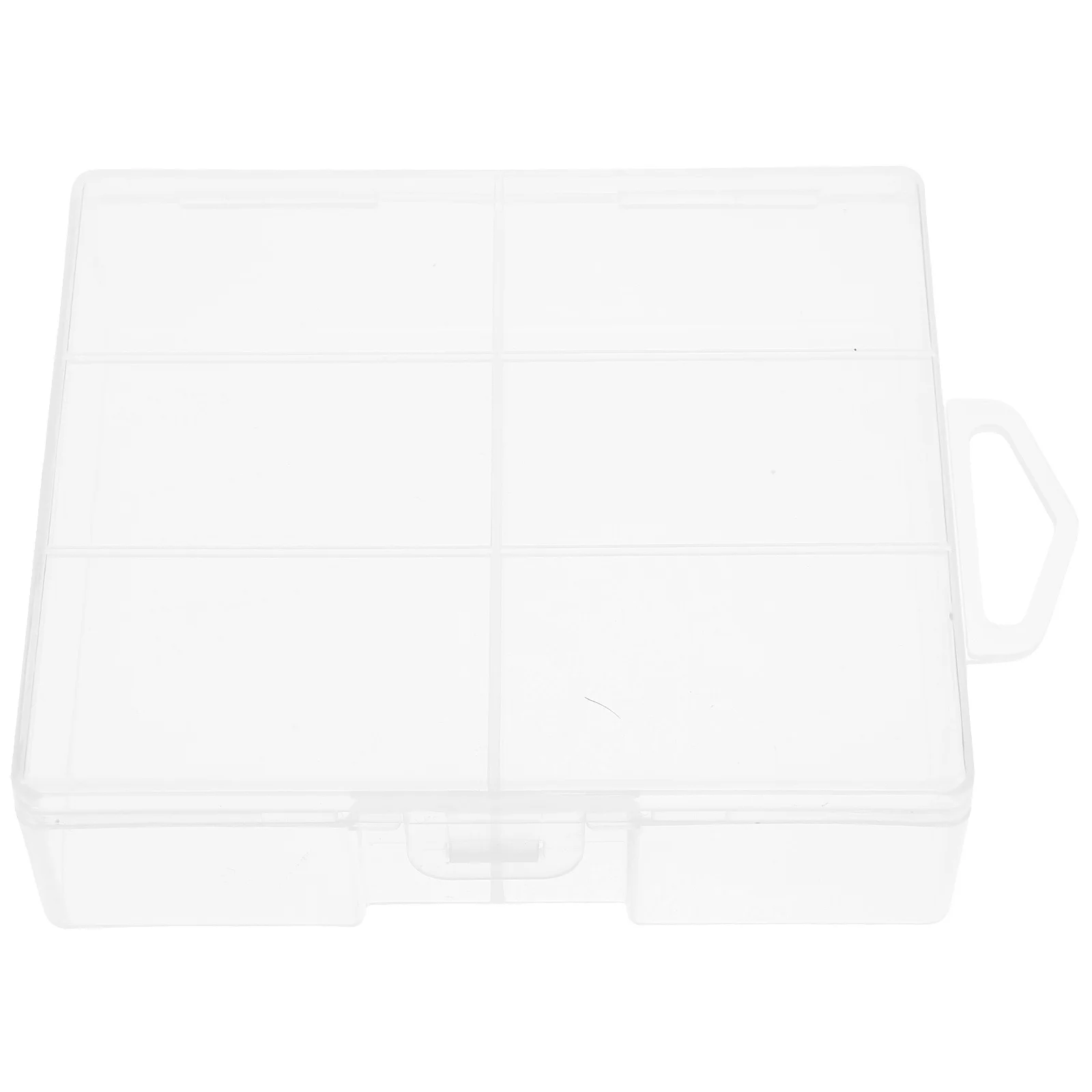 

Lightweight Compact Storage Box Organizer Case Sturdy Plastic Container Holder For Aa Aaa C , Portable