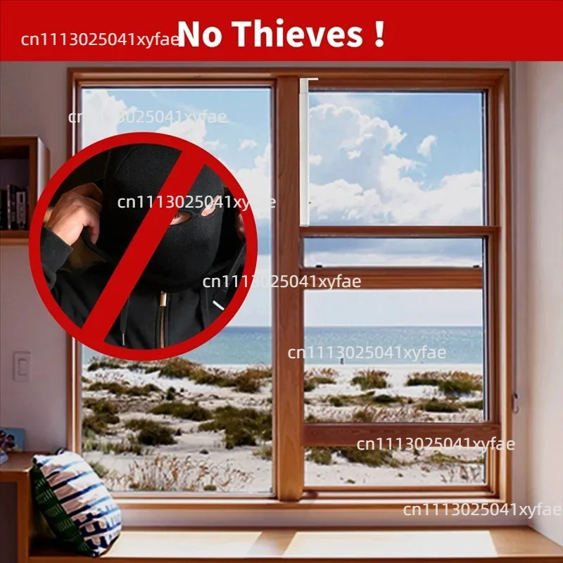 Adjustable Steel Window Security Locks Anti-theft Indoor Window Stopper AA98