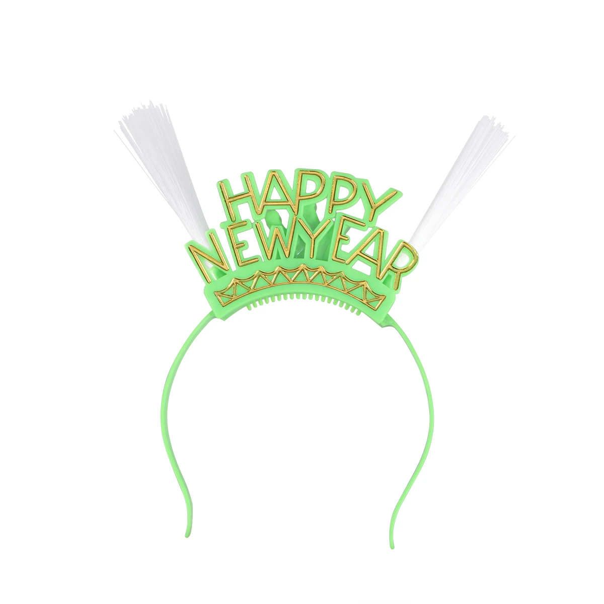 

Fiber Optic Headband LED Christmas New Years Eve Party Supplies Kids Light Up Headbands Glowing Letter Non Fading