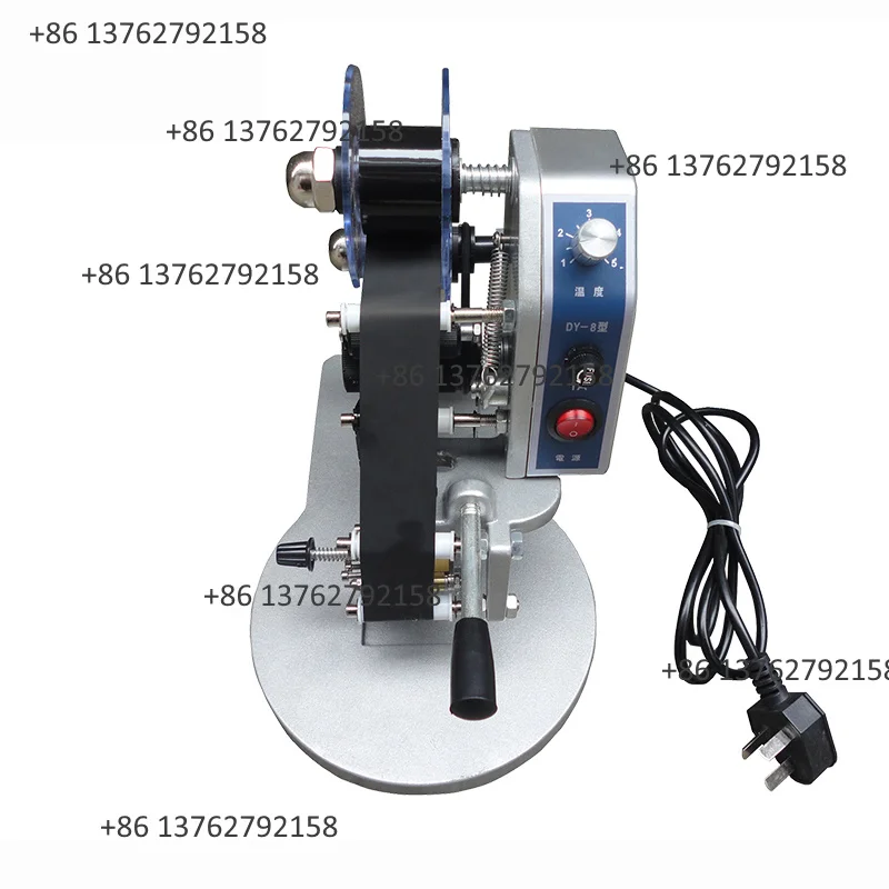 Manual Ribbon Coding Machine Hand Date Stamp Printer Direct Thermal Coding Device Production Date Marking Ink Printing Equipment
