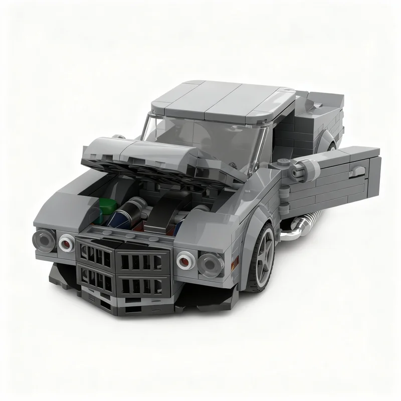 375pcs MOC Pro Touring Camaro Z28 Cars Model Building Blocks Toy Construction Christmas Gift DIY Birthday Collection 3D Display