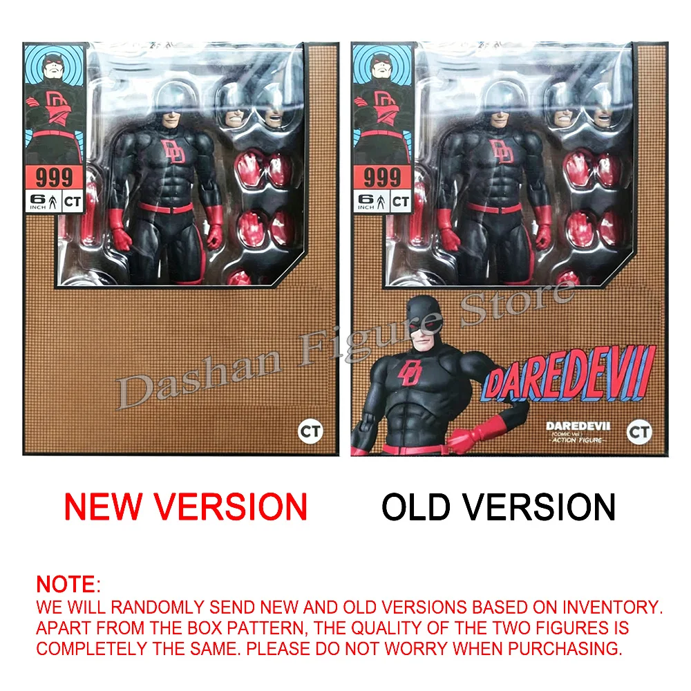 Original Ct Toys Daredevil Action Figure Mafex Matt Murdock Figures Comic Daredevil Black Suit Figurine Model Toy Holiday Gifts - view 6