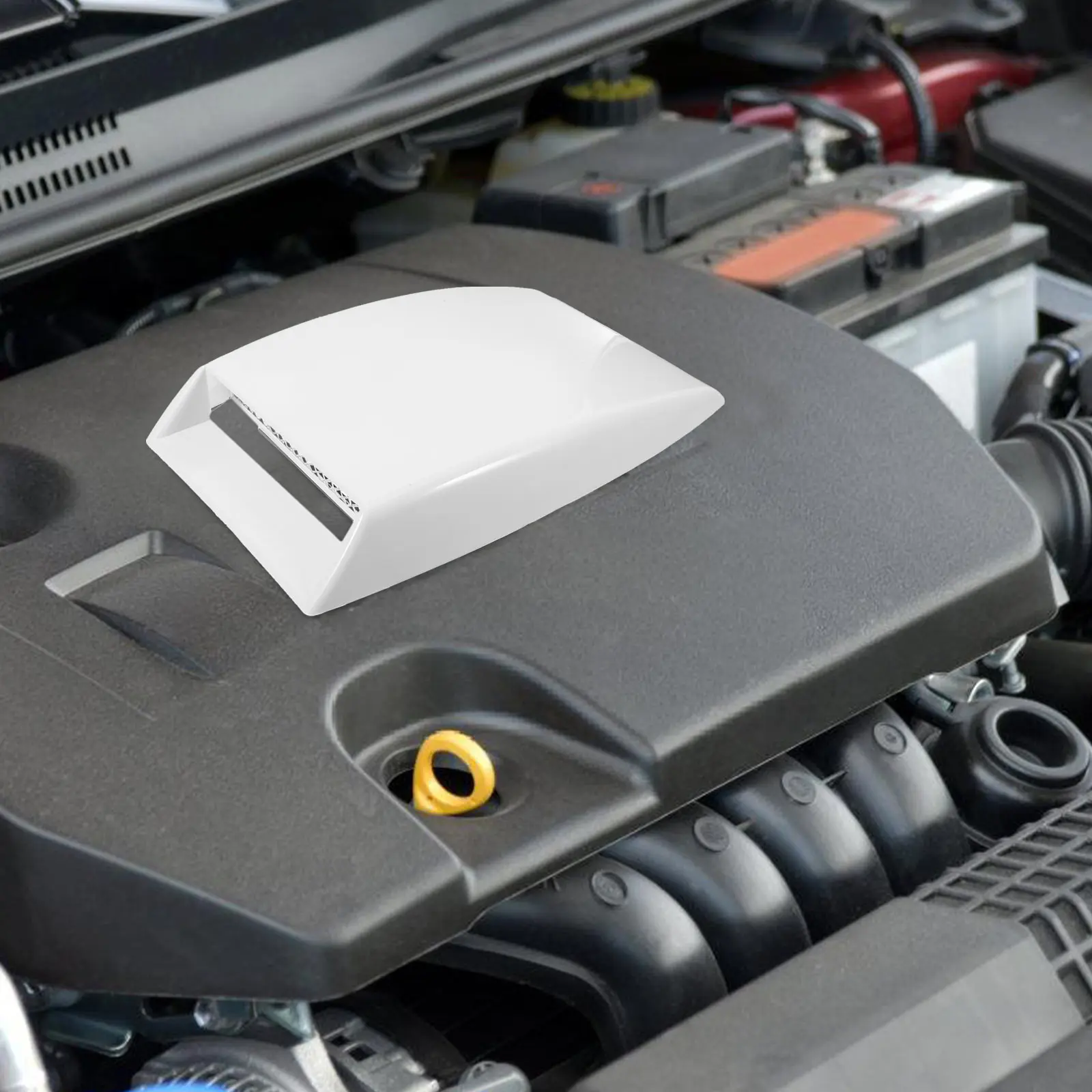 

2Pcs Simulated Decorative Car Hood Vent Solid ABS Trim Sticker Hood Air Vents for Cars Trucks Car Vent Accessories