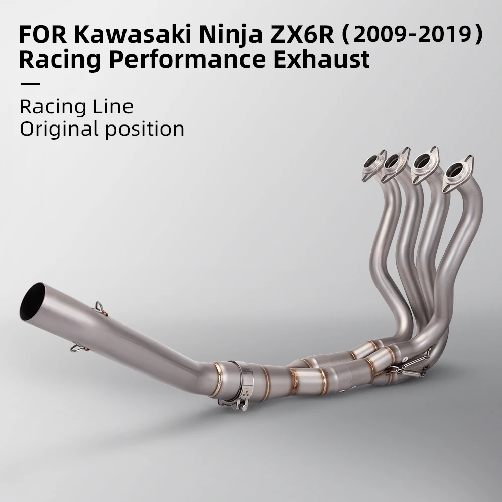 

for zx6r 636 ninja zx6r 2009-2019 Stainless steel full exhaust system Connect 51mm silencer