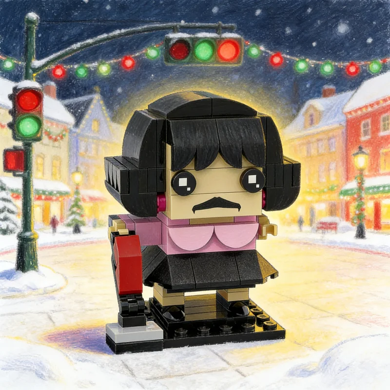 113 Piezas MOC Freddie Mercury Edición Want Break Free Brickheadz, Bloques de Construcción de Modelos, Arquitectura, Regalos de Navidad, Juguete de Ladrillos para Niños