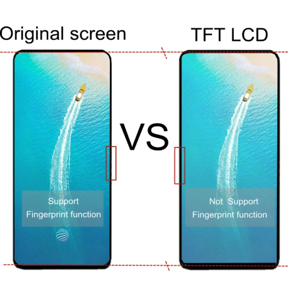 GT2pro LCD Original / TFT For Realme GT2 Pro LCD Display Screen Touch Digitizer Assembly RMX3300 RMX3301 Replacement