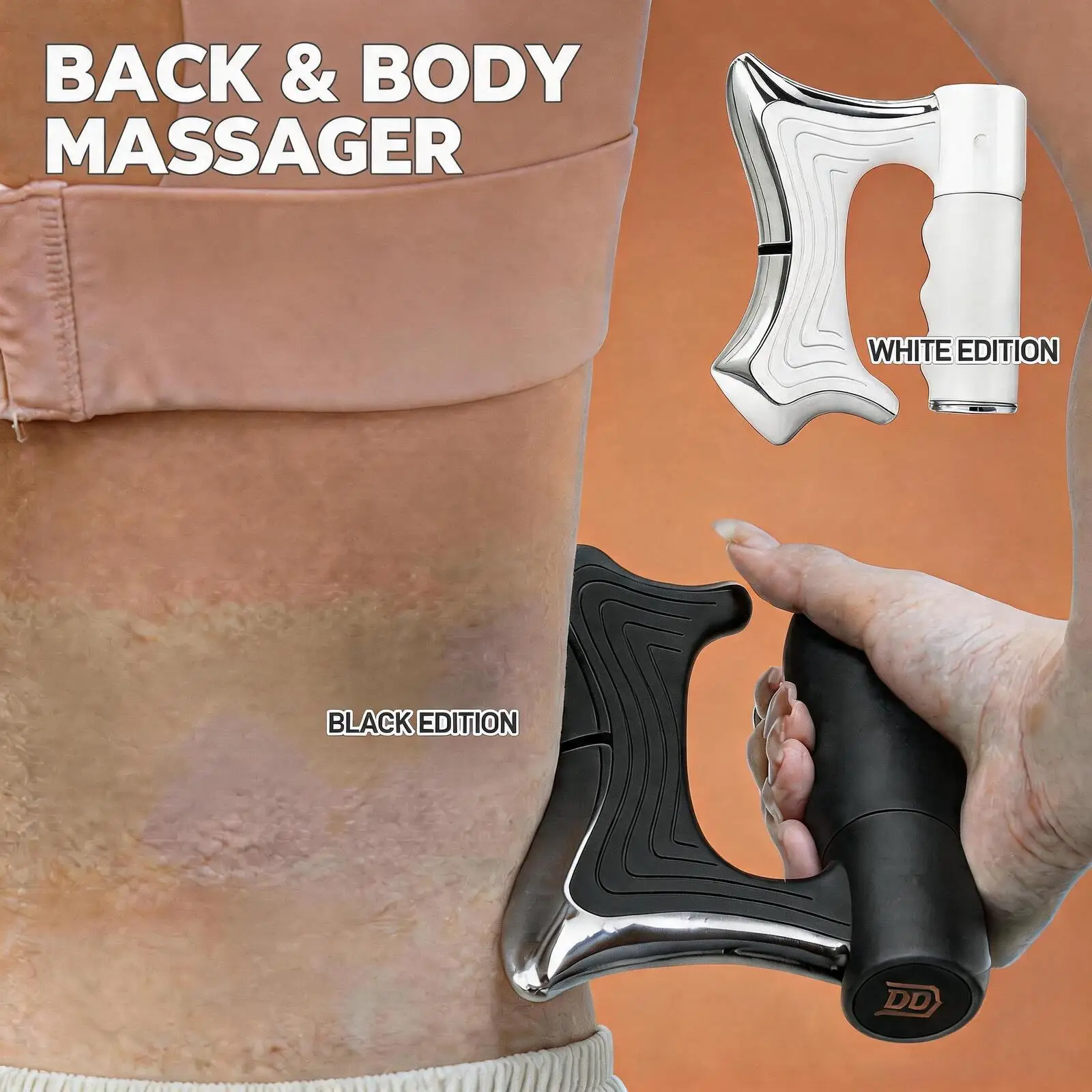 Fascia Scraper Massager EMS ​Microcurrent soothe muscle soreness Temperature Control stress muscle tension relief Massage Tool