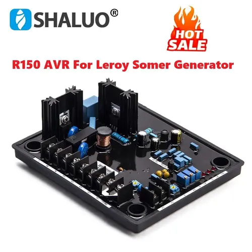 Imagen 1 del producto Venta directa R150 AVR Leroy Somer generador regulador de voltaje automático alternador diésel sin escobillas placa reguladora de voltaje