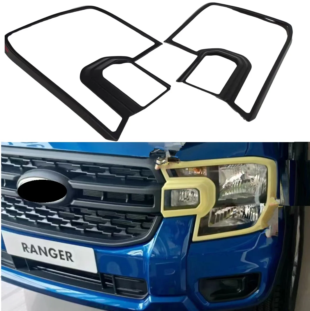 

Headlamp covers For ford Ranger T9 Xl Xl+ 2022 2023 2024 2025 Tail Lamps Tank Mirror covers Tailgate Cover Auto Accessories