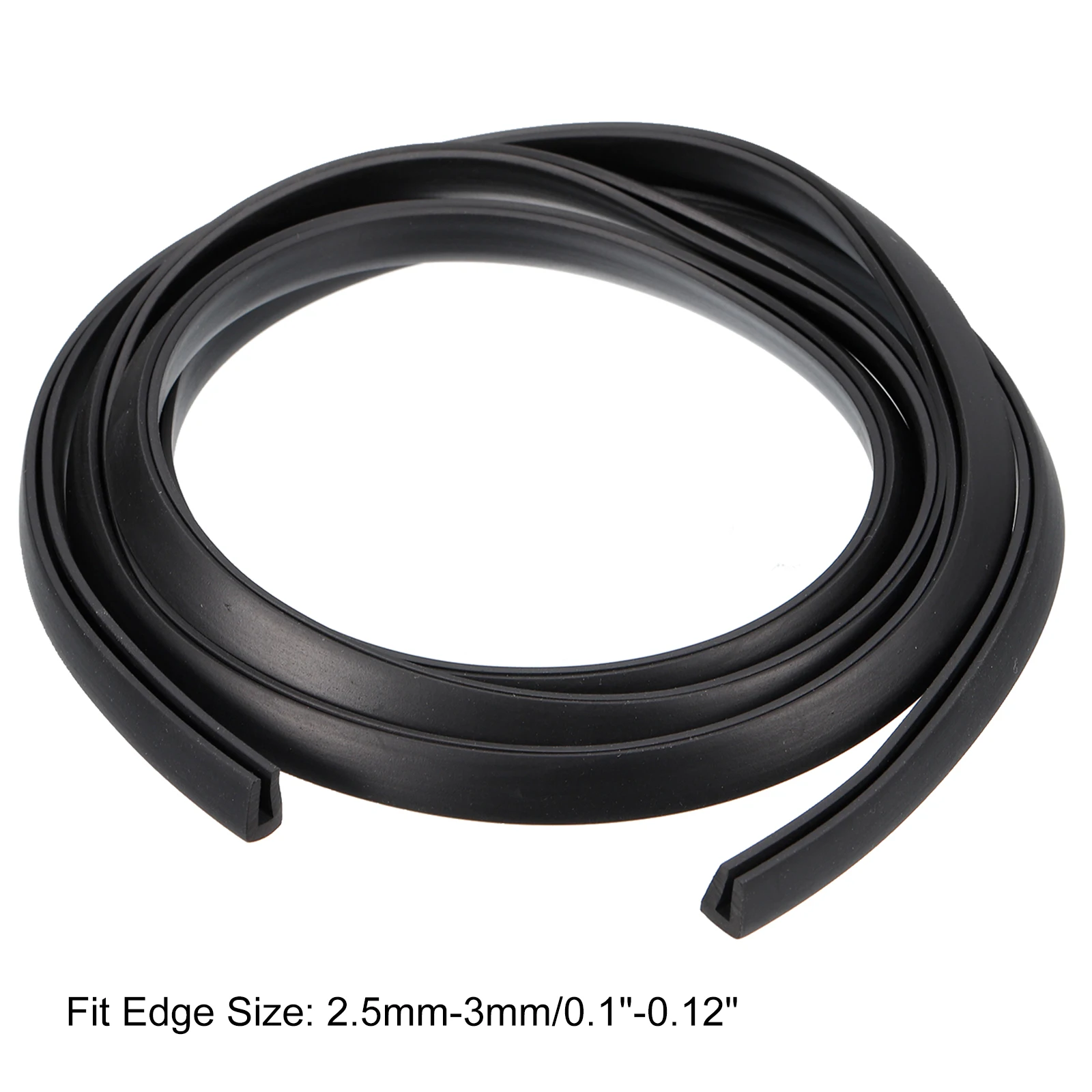 Uxcell 1.5/2.5/3.5m ブラック U チャン - Car Door Edge Guard のレビューと価格