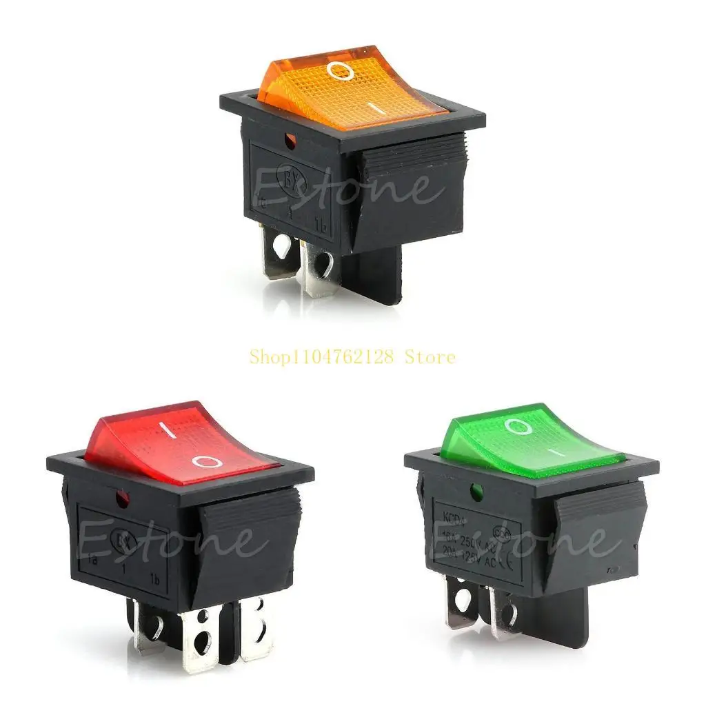 4 Pin KCD4 Boat Rocker Switch SPST ON/OF for Car Auto Boat Home Appliances best sale
