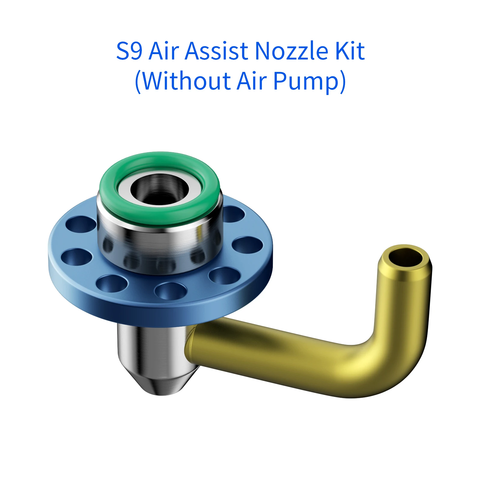 SCULPFUN S9 Air Assist Nozzle Kit High Speed Air Assist Full Metal Structure Fits S9 Lasers Easy to Install Laser Engraving