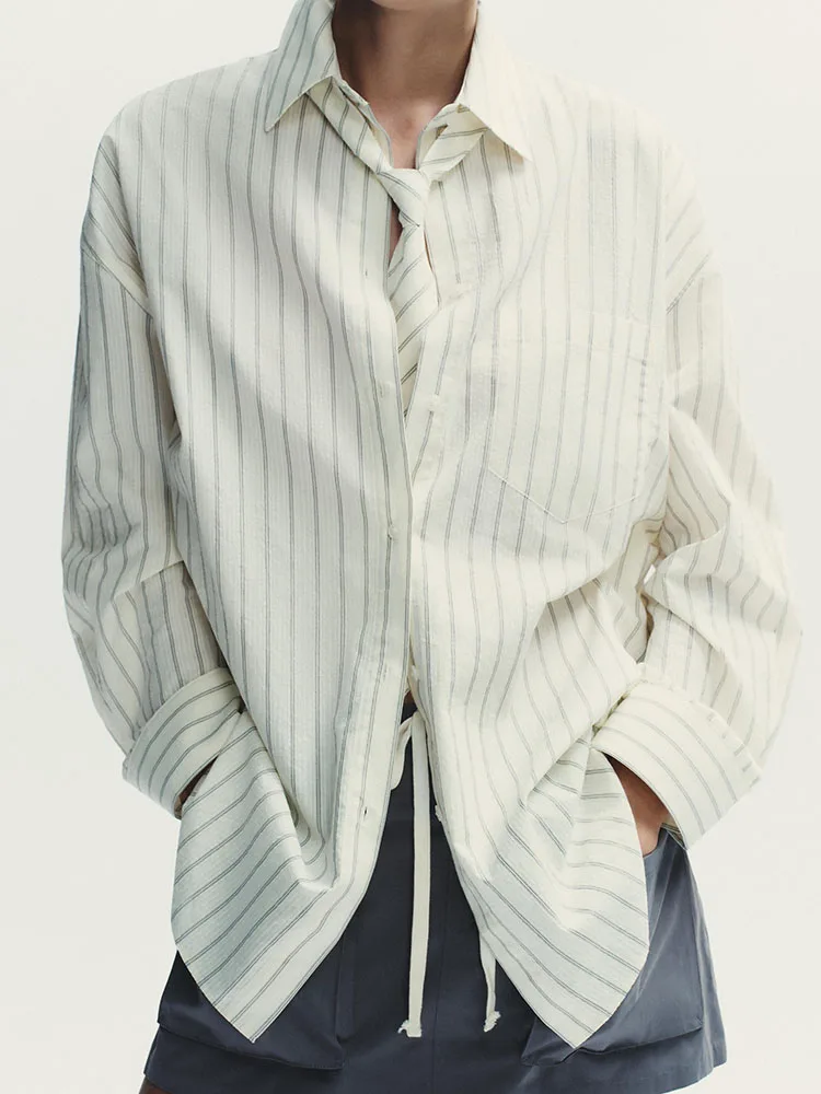 

Осень 2025: Женская модная комфортная свободная блузка с длинным рукавом и завязками, в этническом стиле, для выступлений, традиционный ханьфу