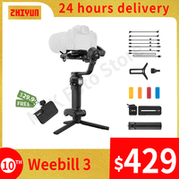 Zhiyun Weebill 3 3-Axis Handheld Professional Gimbal Staibilzer for DSLR Cameras and Mirrorless Canon Sony Panasonic Nikon