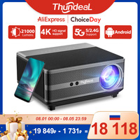 ThundeaL Full HD 1080P Projector TD98 WiFi LED 2K 4K Video Movie Beam TD98W Android Projector PK DLP Home Theater Cinema Beamer