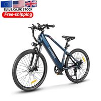 Samebike E-bike 500W Brushless Motor 36V15AH Lithium Battery Electric Bike 26 Inch Tire Carbon Steel Frame City Electric Bicycle