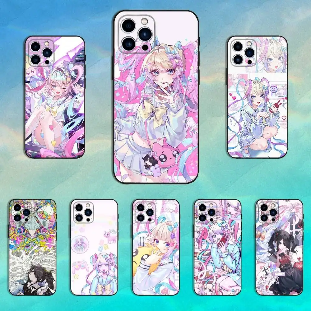 

Game N-Needys G-Girl Cute Phone Case For iPhone 16,15,14,13,12,11 Plus,Pro Max,XS,X,XR,SE,Mini,8,7,Soft Silicone Black Cover