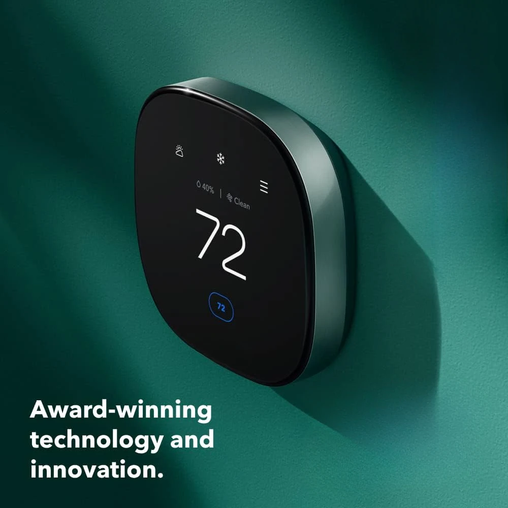 Smart Thermostat Premium with Siri and Alexa and Built in Air Quality Monitor and Smart Sensor