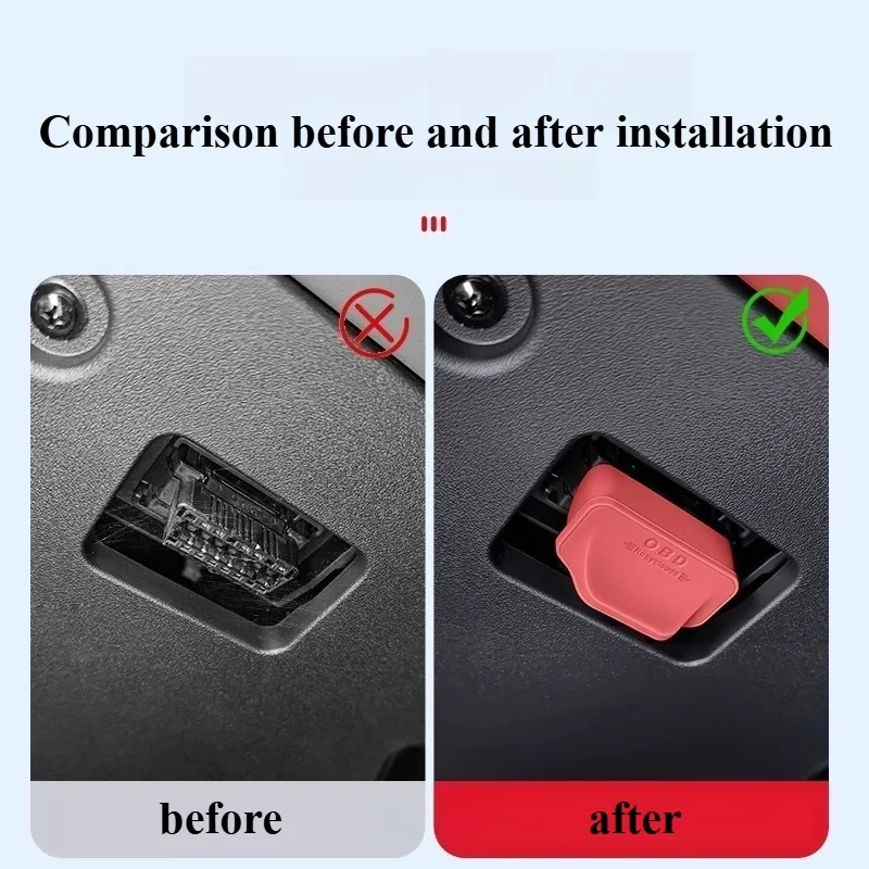 ل VOYAH Passion EVR الشجاعة الحرة حلم Obd واجهة سيليكون الغطاء الواقي واجهة التشخيص أدوات مقاوم للماء والغبار