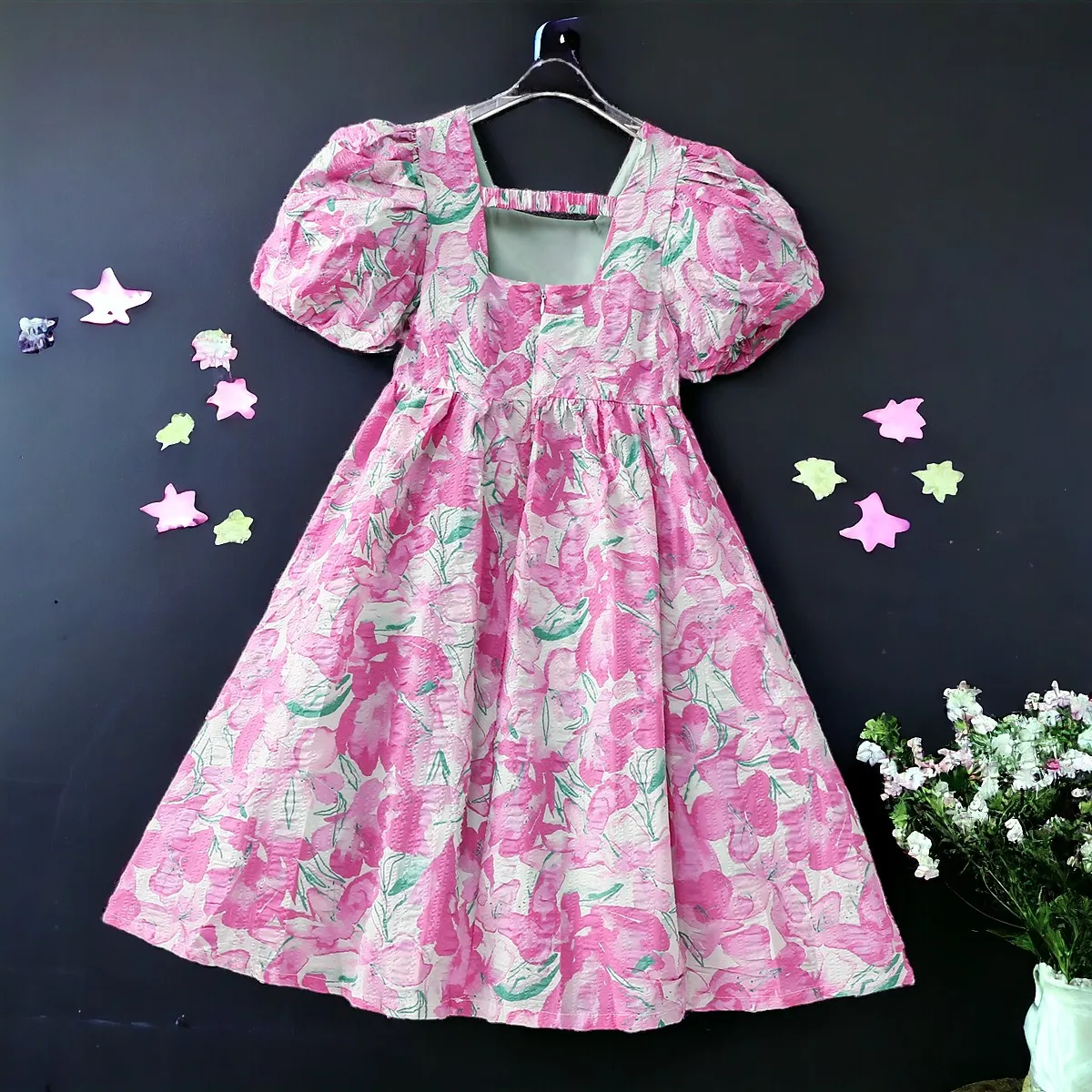 Baby Kids wedding Flower Dresses for Girls Outfits Prom Bohemia Summer Short Sleeve Children Lolita Costumes 4 6 7 9 11 13 Years