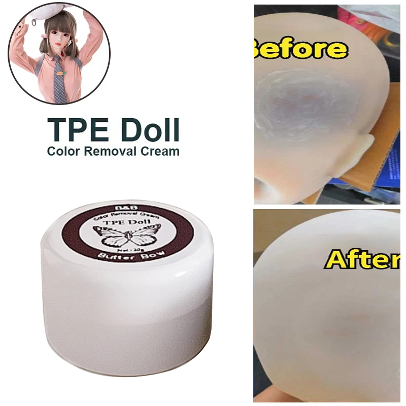 TPE Doll Cleaning, Silicone Model Color Removal Deep Decontamination, Remove Stains, Restore Natural Color 20g