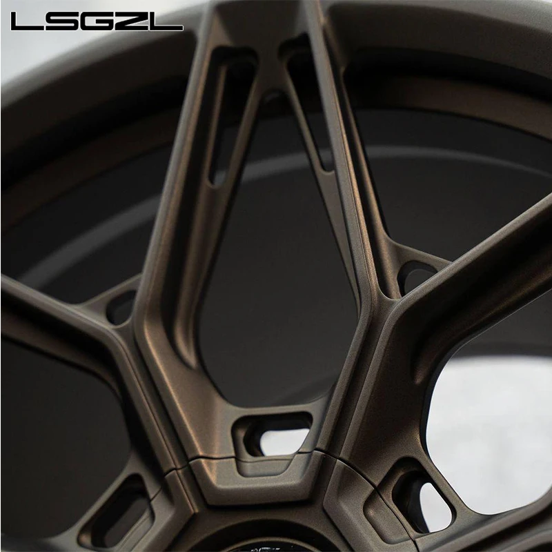 

LSGZL Passenger Car Custom Bronze Deep Concave Forged Alloy Car Rim for Mercedes BMW 911 718 15~26 Inch Wheel Rim