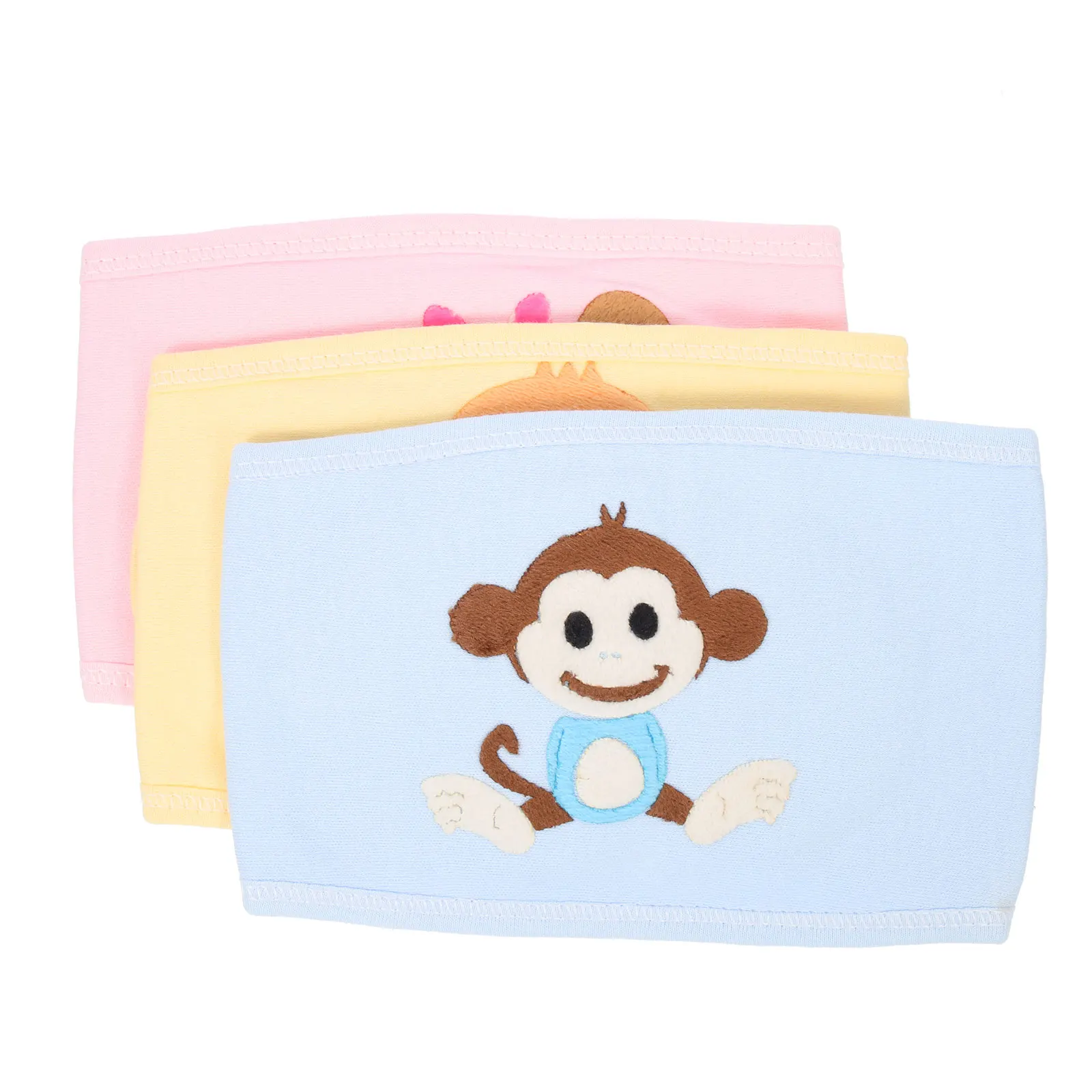 

3pcs Baby Umbilical Cord Newborn Belly Belts Cotton Navel Ecological Straps Cold resistant Digestion Aid Comfortable Wrap