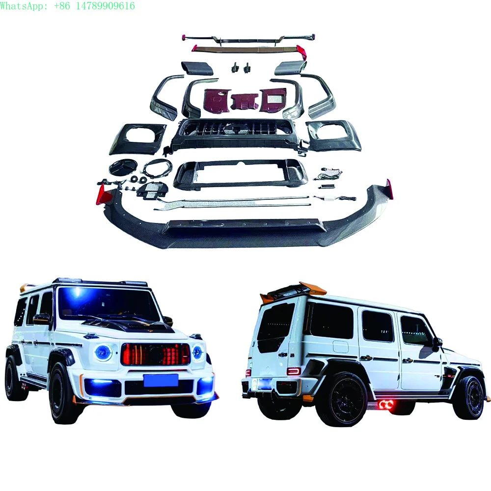 Full Custom Build With Old-to-new Body Kit ConversionFor Dry Carbon Fiber Body Kit For G-Class Upgrade To G900 - High Fitment