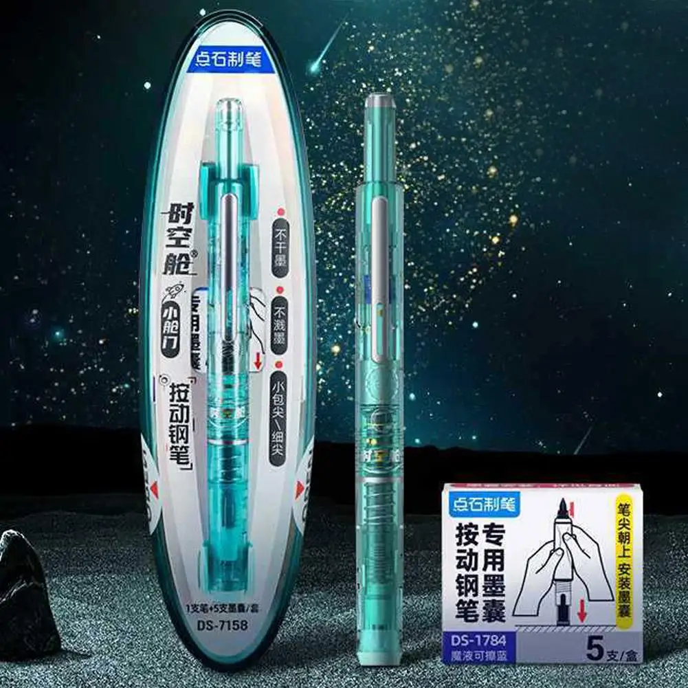 

Для вневременной пилотной ручки DS7158 с технологией небольшого отделения, практика письма без чернил для студентов, пластиковый материал Supp Q6o8