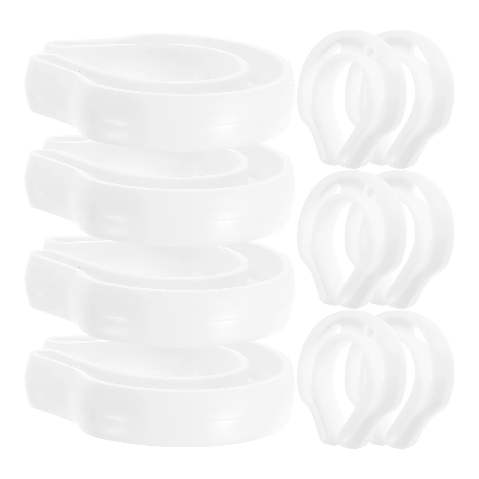 

10pcs Door Stopper Thickened Plastic Safety Protectors Kids Anti Pinch Guard Baby Proof Closet Window Door Gap Fillers