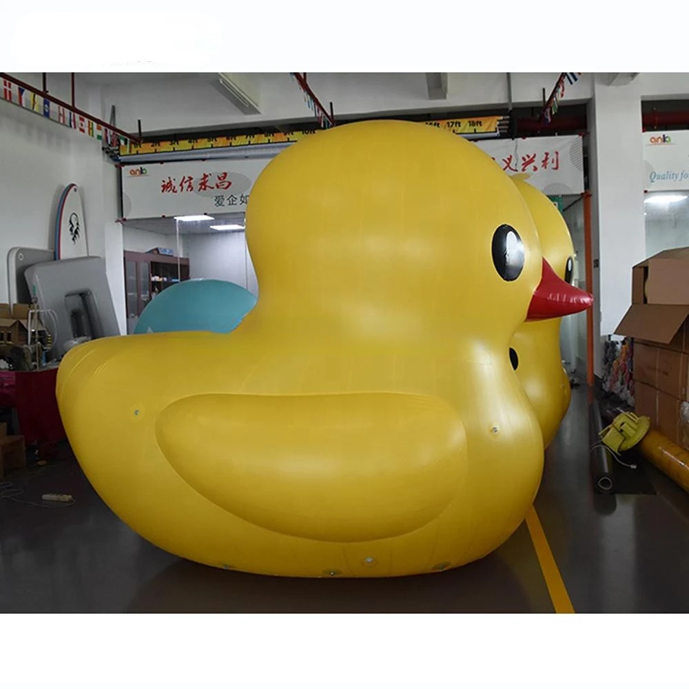 Lovely Cute Airtight Yellow Inflatable Buoy Duck Giant PVC Rubber Ducks for Advertising Showing