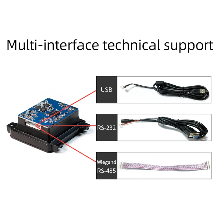 EP8280 Módulo leitor de código de barras de varredura automática 1D 2D QR Interface USB Reconhecimento perfeito em estoque