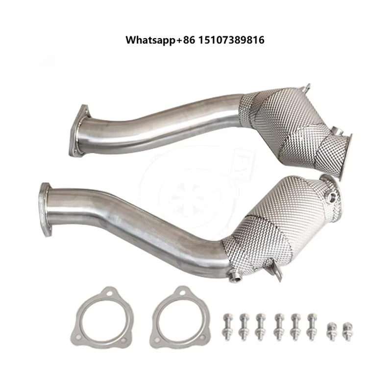 

For 3.6T 14-18 Catted Heat Shield Downpipe