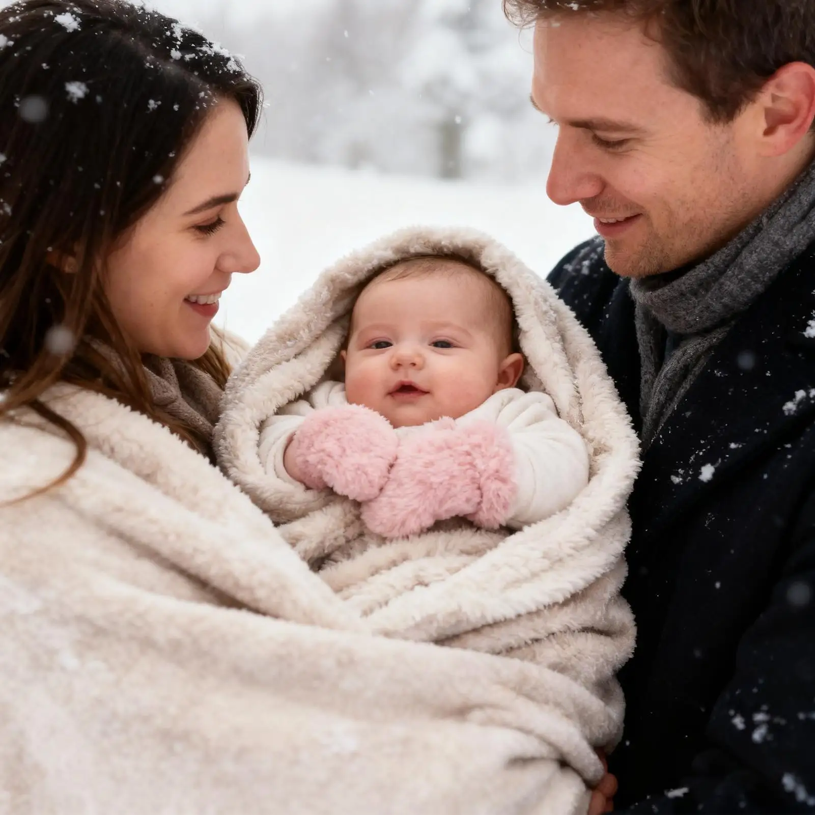 

Kids Mittens Unisex Warm Gloves Thermal Anti-Scratch Boys Mittens For Age 0-12 Months Children Cold Weather Snow Home Travel