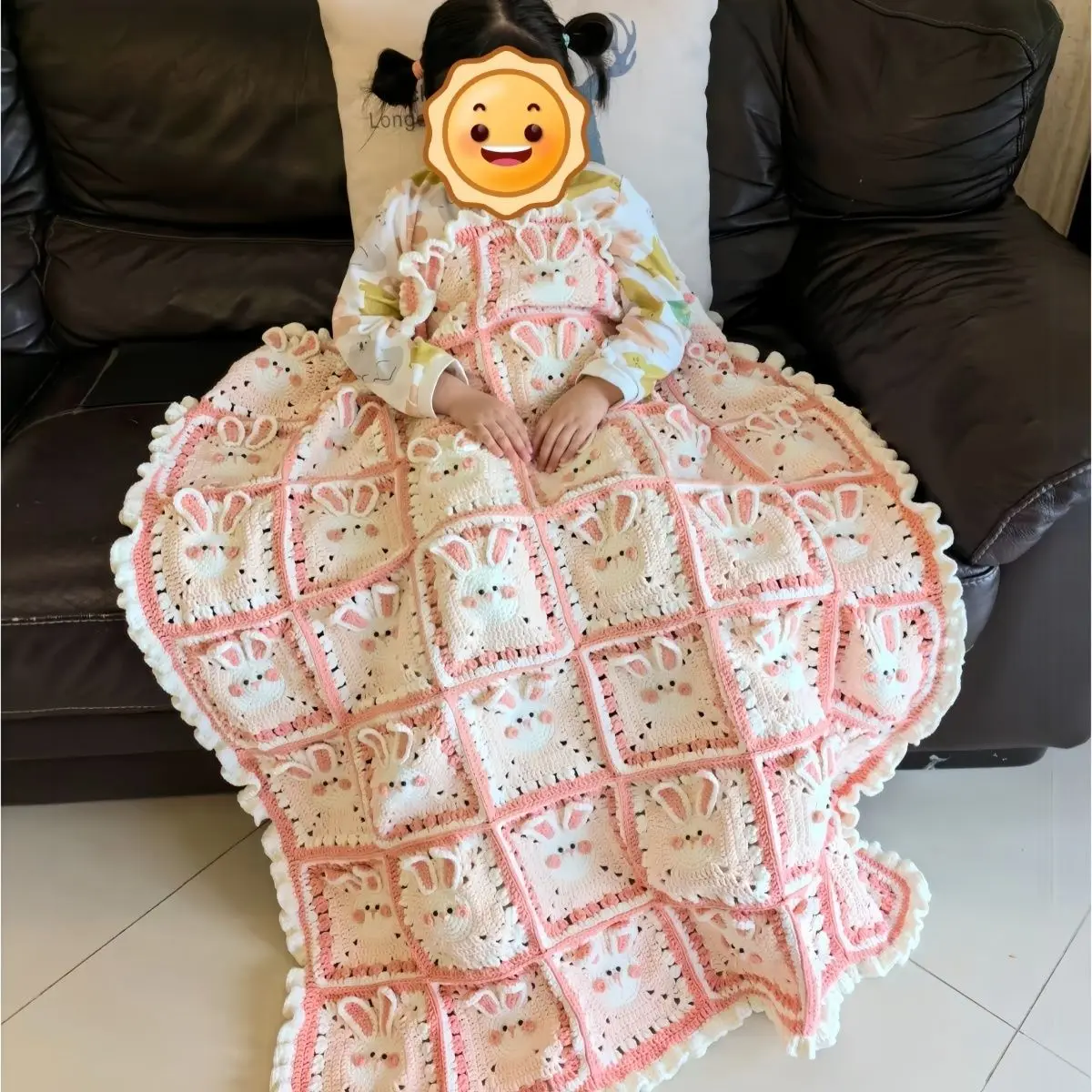 cute-pink-sheep-wool-yarn-diy-knitting-material-kit-handmade-blanket-warm-cozy-sheep-sound-blanket-making-kit-for-crafts