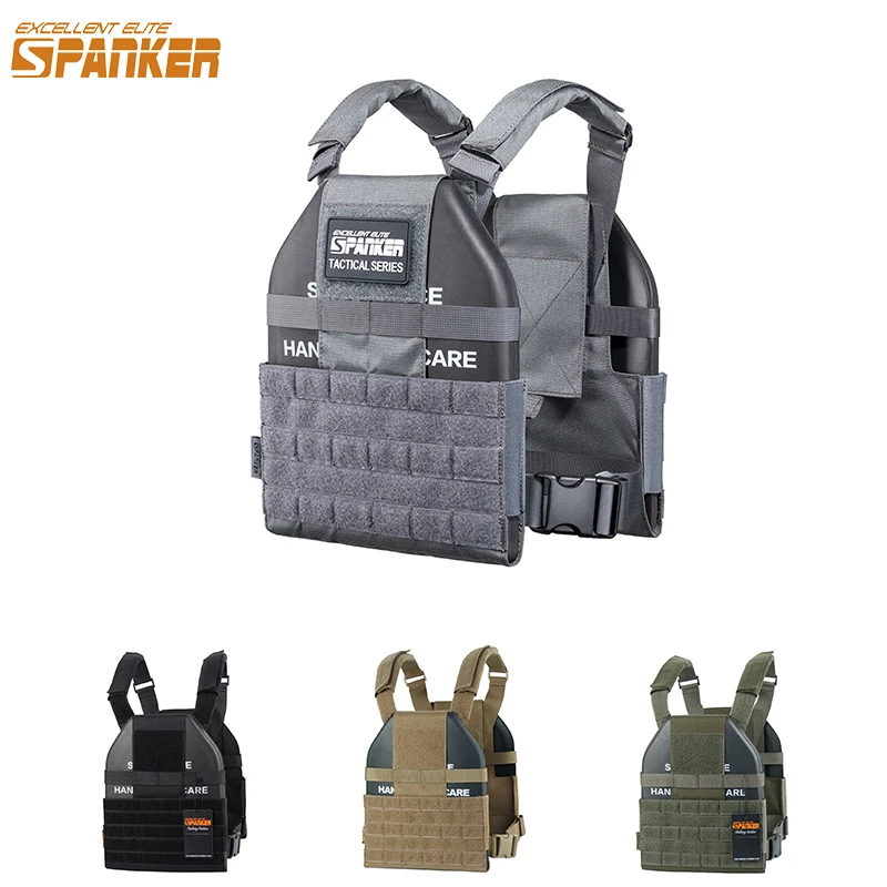 

EXCELLENT ELITE SPANKER Tactical Vest for Airsoft Vests Molle Combat Assault Plate Carrier CS Equipment Chest Rig Gear Armor