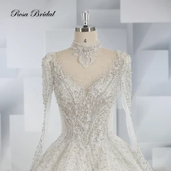 New Hot Sale Wedding Dress Original Design Luxury Full Beading Bridal Dress