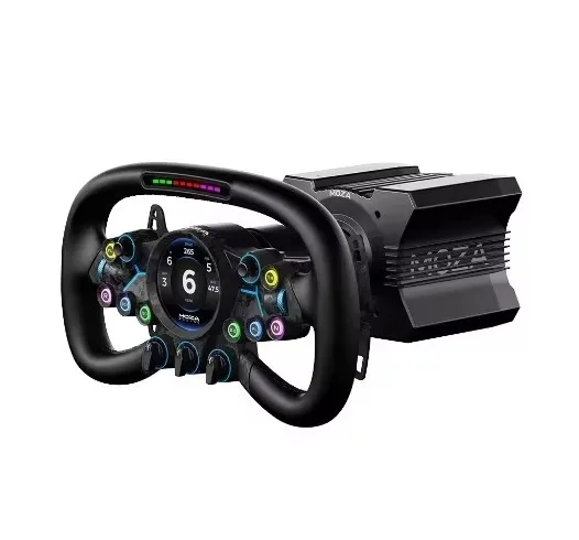 .MOZA Racing R9 Direct Drive Wheel Base Vision GS Steering Wheel 310mm standard GT steering wheel size cyber supercar design