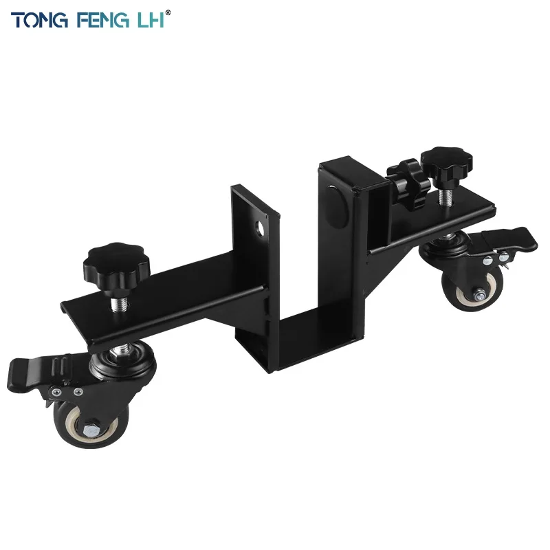 

1pc Commercial Supermarket Goods Moving Frame Door Panel Handling Trolley Sliding Wheels Movable Adjustable Convenient Tool