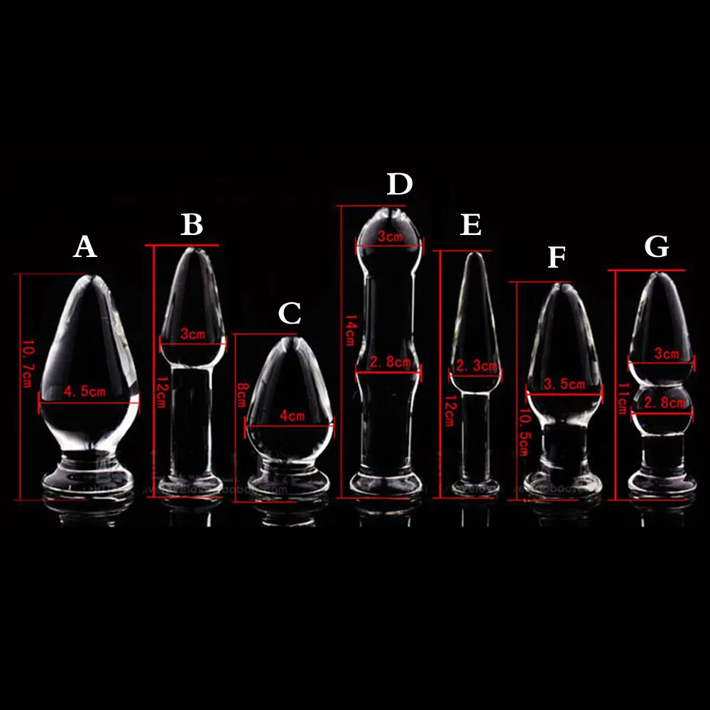 8types Sensual Glass Anal Beads for Women Fancy Butt Squirt Tails Export Anus E… - Image 5