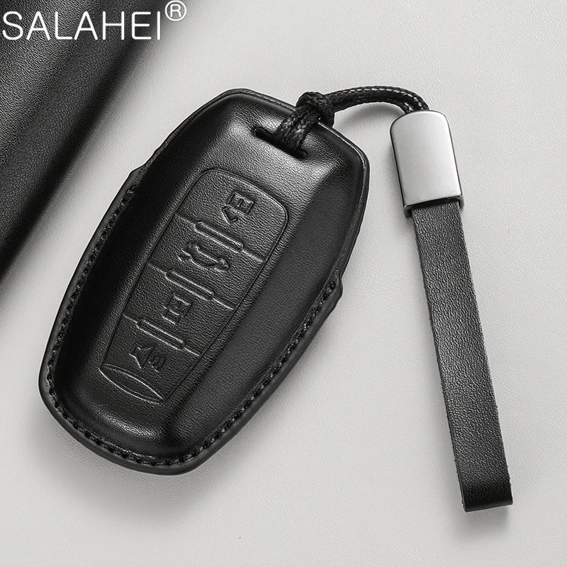 Leder Auto Smart Key Fall Fob Abdeckung Shell Für Haval Jolion F7 H9 H6 H2 F7X F7H H8 H3 H4 H1 H5 H7 F5 M4 M6 H6-Coup Schlüsselbund
