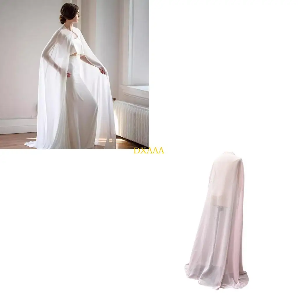 

DXAA Bridal Wedding Capes Veils Bridal Wraps Cathedral Length Wedding Cloak
