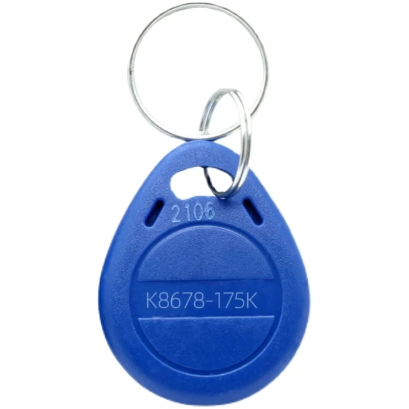 ID Writable Copy RFID Card Blue Keyfob Token Tag K8678 125Khz For Access Control Duplicator 250khz 375khz 500khz 5Pcs
